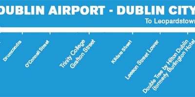 Aircoach зогсоодог газрын зураг